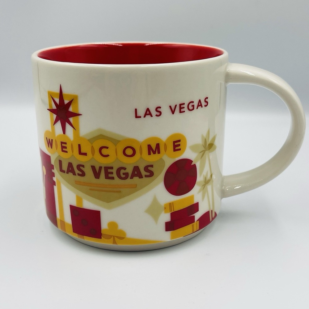Starbucks LAS VEGAS Been There‎ Series With Iconic LV Sign Coffee Mug Cup 14oz